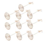 Healifty 10pièces Porte-Photos Avion Supports pour Marque-Places De Mariage Centres De Table Et Décoration Intérieure avec Clip De Carte