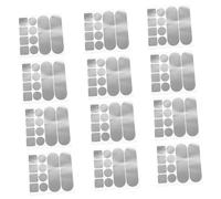 Healifty 12 Feuilles Patchs Réparation Aluminium pour Ustensiles de Cuisine Étanches et Résistants Chaleur Kit Réparation Marmitte et Casserole Polyvalent Auto-adhésifs et Anti-fuites