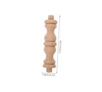Healifty 12 Pièces Spindles Sculptés Massif Piliers Décoratifs Rustiques pour Meubles pour Casiers à Vin Cuisines Garde Robes et Séparateurs Despace