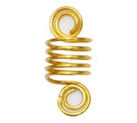Healifty 140 Pièces de Manchettes Métalliques Ajourées pour Dreadlocks Anneaux et Tubes pour Cheveux Accessoires Décoratifs Légers pour Tresses Coiffure et Perruques
