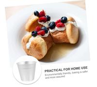 Healifty 15 pièces Lot de Moules à Pudding Aluminium Moules à Cake Antiadhésifs Ustensiles de Cuisson pour Gâteaux Tartelettes et Muffins Accessoires de Pâtisserie pour et Réunions