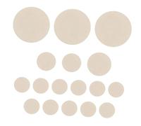 Healifty 17 pièces Tampons de Clarinette Feutre Autocollant Accessoires pour Instrument de Musique et Facile à Installer