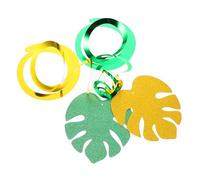Healifty 18 Pcs Décorations Suspendues Tropicales Ornements Tourbillons Intérieurs pour Fête Hawaïenne Luau Décoration de Plafond Réutilisable