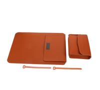 Healifty 1ensemble Douce Housse Ultrafine pour Ordinateur Portable Pu avec Doublure Intérieure Protection Élégante pour Usage Quotidien Bureau et Milieu Professionnel