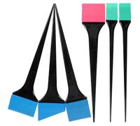 Healifty 1ensemble Set de Pinceaux Silicone pour Coloration des Cheveux Applicateurs Durables pour Teinture à Domicile et Salon Faciles à Nettoyer et Adaptés à Toutes les Couleur Aléatoire