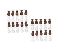 Healifty 2 Ensembles Accessoires pour Tringles De Rideaux Boutons De Tirage pour Stores Et Décorations Intérieur Blancs 24 Pièces * 2
