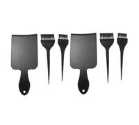 Healifty 2 ensembles Kit de Coloration Cheveux Palette et Brosses pour Teinture et Soin Outils Coiffure Légers et Durables pour Salon et Domicile Noir