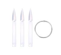 Healifty 2 Ensembles Plaque de Présentation D’ongles en Éventail, Plastique | Anneau Rond, pour Démonstration de Vernis et Entraînement, Forme Secteur Lisse sans Bavure, Lot de Sets de Set de Sets