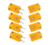 Healifty 2 Paires Adaptateur Connecteur Thermocouple Type K Haute Résistance Chaleur pour Usage Industriel et Femelle Précision pour Réparation Câble Électrique