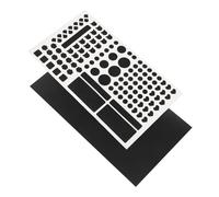 Healifty 2 pièces Autocollants Noirs Blocage Lumière LED Filtres Atténuateurs Auto Adhésifs pour Indicateurs Électroniques