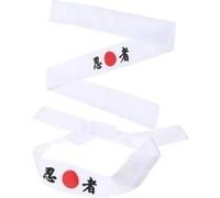 Healifty 2 pièces Bandeaux Ninja Imprimé Japonais Serre-tête Cheveux Sportifs et Cosplay Bandeau Sweat Absorbant pour Karaté Yoga et Activités Extérieures Confortable