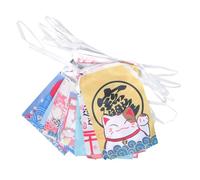 Healifty 2 pièces Banderole Japonaise Maneki Neko Décoration Izakaya Légère et Polyvalente Guirlande Festive pour Restaurant et Fêtes Ornement Mural Intérieur Extérieur