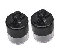 Healifty 2 pièces Boîte Poudre Cosmétique Rechargeable avec Houppette Champignon Étui Hermétique Portable pour Maquillage Voyage