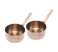 Healifty 2 Pièces Bols à Sauce Acier Inoxydable Mini Coupelles Rondes pour Vinaigre et Condiments Légères et Faciles à Nettoyer pour Apéritifs et Repas Extérieur