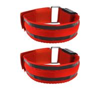 Healifty 2 pièces Bracelet LED Lumineux pour Course de Nuit et Clignotant Brassard de Sécurité pour Bras ou Cheville Accessoires pour Coureurs