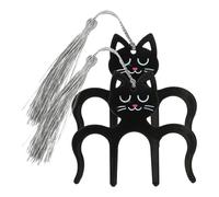 Healifty 2 pièces Clip Partition Musique Piano Métal Chat Noir Pince Décorative Multifonction pour Maintien Pages Marque-page Robuste pour Partitions