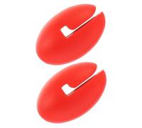 Healifty 2 pièces Clip Thermomètre Silicone Support Flexible pour Probes de Température Accessoire de Cuisine Pratique et Décoratif Rouge