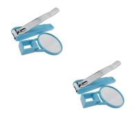 Healifty 2 Pièces Coupe-ongles Personnes Âgées Coupe-ongles Grossissant Combo Coupe-ongles Ongle Clair Coupe-ongles Loupe Coupe-ongles Enfants Trousse D'allaitement Se Soucier De Bébé