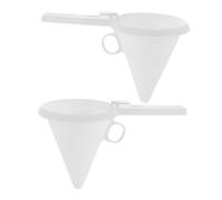 Healifty 2 pièces Entonnoir à Main Plastique pour Pâte et Glaçage Pratique pour Ustensiles Pâtisserie Transfert Facile de Chocolat et Bonbons Outil Portable pour Cuisine et Boulangerie