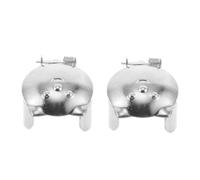 Healifty 2 Pièces Extincteur Automatique de Bougie Métal Éteignoir de Mèche Portable Protection Flammes pour Usage Intérieur Argent