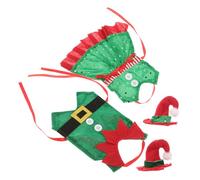 Healifty 2 Pièces Housse De Bouteille De Vin De Noël avec Chapeau Décoration De Bouteille De Vin Lot