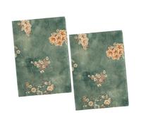 Healifty 2 pièces Housse Tissu pour Carnet Réglable Protège Cahier et Journal Lot Douce pour Étudiants et Correspondance