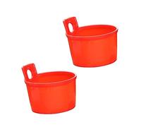 Healifty 2 pièces Lot de à Eau Plastique Épaisses pour Jardin Résistantes et Faciles à Nettoyer Multifonctionnelles pour Arrosage et Usage Domestique