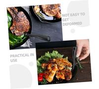 Healifty 2 pièces Lot de Pinces Fonte pour Teppanyaki Clip Stable et Réutilisable pour Plaque à Steak Résistant Haute Température Pratique pour Barbecue et Poêle Fajita