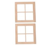 Healifty 2 Pièces Maison de Poupées de Cadres Décoratifs pour Bricolage Accessoires Micro Paysage