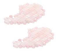 Healifty 2 pièces Masque Yeux Sommeil Jade Naturel Rafraîchissant Patch Yeux Moon Shape Apaisant pour Détente et Repos Cache-yeux Nuit Multifonction pour Fatigue Oculaire