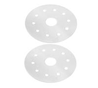 Healifty 2 pièces Plaque Diffuseur Chaleur Inox pour Cuisson Homogène sur Gaz et Induction Plaque Conduction Thermique Résistante et Anti-déformation Accessoire Cuisine Pratique pour