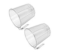 Healifty 2 Pièces Porte Ustensiles Suspendu Acier Inoxydable Égouttoir à Couverts avec Drainage Rapide pour Baguettes et Cuillères Panier Compact pour Cuisine Petite Compatible Lave