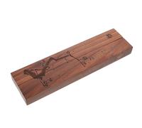 Healifty 2 pièces Presse-papiers Bois pour Calligraphie Chinoise Bord Lisse et Compact Accessoire de Bureau et Cadeau Éducatif pour Apprendre la Calligraphie Traditionnelle