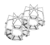 Healifty 2 pièces Protection Anti-feu pour Tête de Sprinkleur Encastrée Support Résistant Haute Température Protège-tête de Sprinkleur Encastré sans Démontage Kit pour Sécurité Incendie