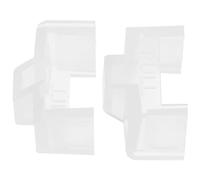 Healifty 2 Pièces Protège-aiguilles Platine Vinyle, Capuchons Blancs en Plastique Léger, Adaptés pour Stylet de Tourne-disque, Accessoire pour Lecteur Vinyle en Enceinte