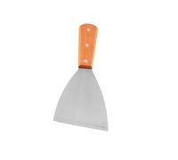 Healifty 2 pièces Spatule Triangulaire Inox Pelle Multifonction pour Cuisson Steak et Poisson Ustensile et Facile à Nettoyer pour Cuisine Maison Restaurant et Barbecue