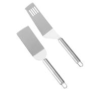 Healifty 2 pièces Spatules à Pizza Acier Inoxydable Pelle Coudée Légère et Anti Four Outils de Cuisine Ergonomiques pour Pâtisserie Gâteaux et Pizzas