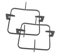 Healifty 2 Pièces Support Antidérapant pour Cuisinière de Racks Carrés pour Réchaud Accessoires de Cuisine Stables et Résistants à Haute Température