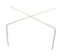 Healifty 2 pièces Tiges de Radiesthésie Pur de Tiges Portables pour Divination et Localisation Objets Enfouis Accessoires de Chasse Polyvalents pour Détection de Chasse Aux Fantômes