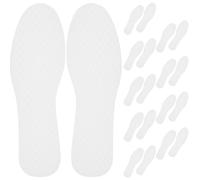Healifty 20 Paires de Semelles Intérieures Fines en Papier Absorbant la Transpiration pour Chaussures Décontractées et Bottes, Confortables et Souples pour Hommes et Femmes