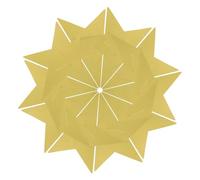 Healifty 20 pièces Découpes Étoiles Papier Doré pour Décoration de Fête Table Mur Fenêtre Étoiles à Écrire Signature Ornements Polyvalents Papier pour Ambiance Festive
