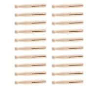 Healifty 20 pièces Lot de Clips Bois pour Sachets Snack Pinces de Scellage Alimentaire Clips Hermétiques pour Conservation Fraîcheur Adaptés Sachets Bonbons Lait Poudre