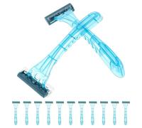 Healifty 20 pièces Lot de Rasoirs Jetables pour Hommes Lames Résistantes Rasoir Visage et Corps Coupe Poils Aisselles Pratique pour Voyage et Hôtels