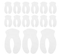 Healifty 200 Pièces Compresses Oculaires de Spa Jetables en Tissu Blanc pour Soin des Yeux, Réduction des Gonflements et Nutrition Profonde, pour Usage à Domicile Voyage