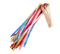 Healifty 20pièces Bâtons De Ruban Colorés Baguettes De Fée Banderoles De Ruban avec Petite Cloche Lot de Fournitures De Fête De Mariage