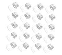 Healifty 20pièces Petites Bouteilles Verre Bouchon à Vis Lot de Flacons Vides Transparents pour Bricolage Cadeaux De Fête Et Présentoirs De Bijoux