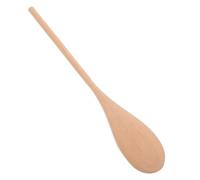 Healifty 24 pièces Lot de Cuillères Bois à Long Manche Non Peintes Cuillères à Soupe Écologiques pour Cuisine Cuisson Pâtisserie et Service Ustensiles Artisanaux à Personnaliser