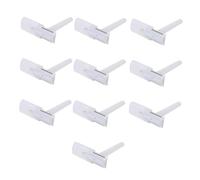 Healifty 25 pièces Rasoirs Jetables Doubles Lames Blancs Accessoires de Voyage Pratiques pour Corps Aisselles Jambes et Zones Sensibles