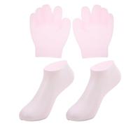 Healifty 2paires et Chaussettes Hydratants pour Soins Mains Réutilisables Confortables pour Utilisation Nocturne et Voyage