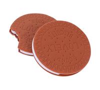 Healifty 2pcs Notes Autocollantes en Papier de Biscuits, Design Amusant et Portable, pour Mémo Pratique et Réutilisable